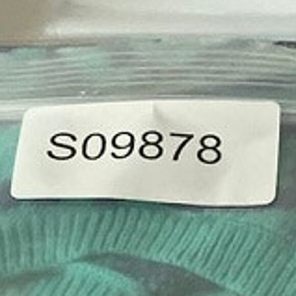 Ann Taylor Loft Womens Shirt Turquoise Geometric Diamond Cap Sleeve Modal S - Picture 12 of 12